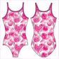 PINK ORNAMENTS GYMNASTICS LEOTARD - GYMNASTICS LEOTARDS