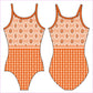PLAID GHOSTS GYMNASTICS LEOTARD - GYMNASTICS LEOTARDS