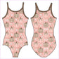 PLAID PUMPKIN PATCH GYMNASTICS LEOTARD - GYMNASTICS LEOTARDS