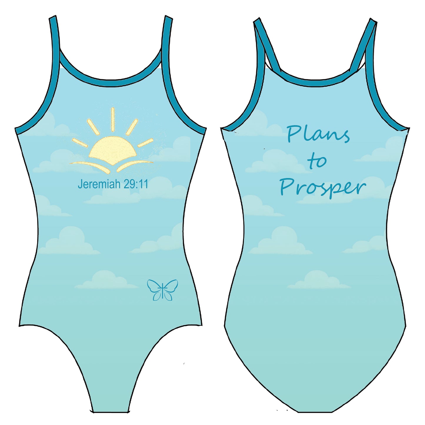 PLANS TO PROSPER GYMNASTICS LEOTARD