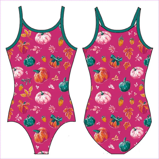 PUMPKIN PATCH GYMNASTICS LEOTARD - GYMNASTICS LEOTARDS