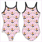 PUMPKINS BATS AND BOWS GYMNASTICS LEOTARD - GYMNASTICS LEOTARDS