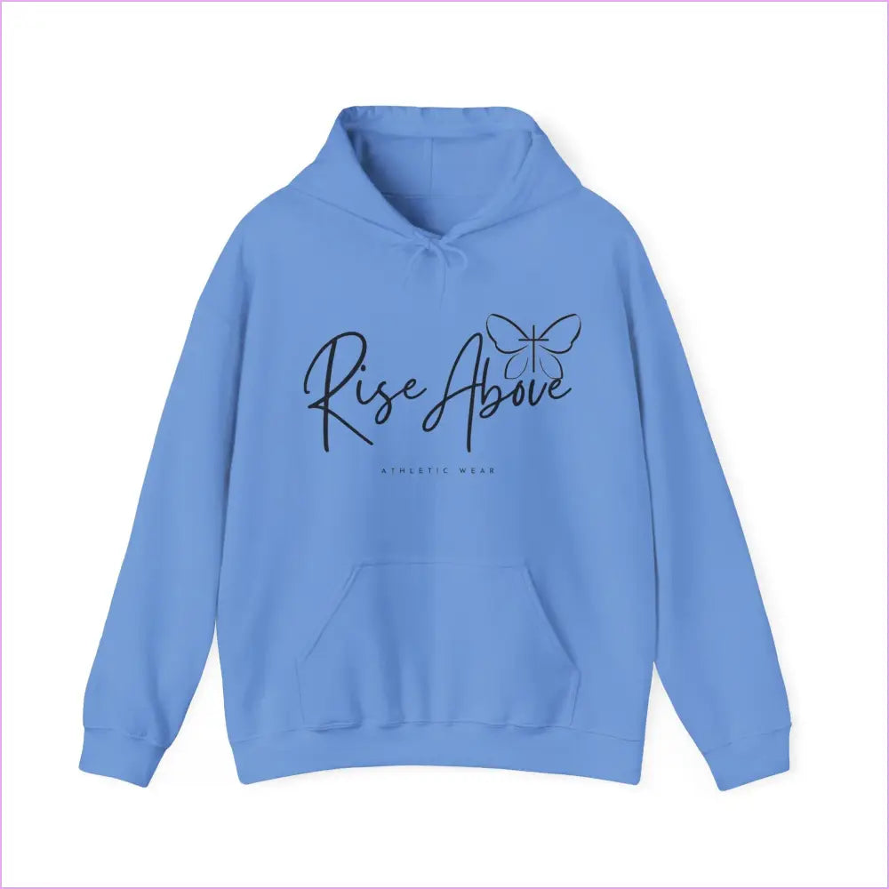 RISE ABOVE ADULT Unisex Heavy Blend™ Hooded Sweatshirt - Carolina Blue / S - Hoodie