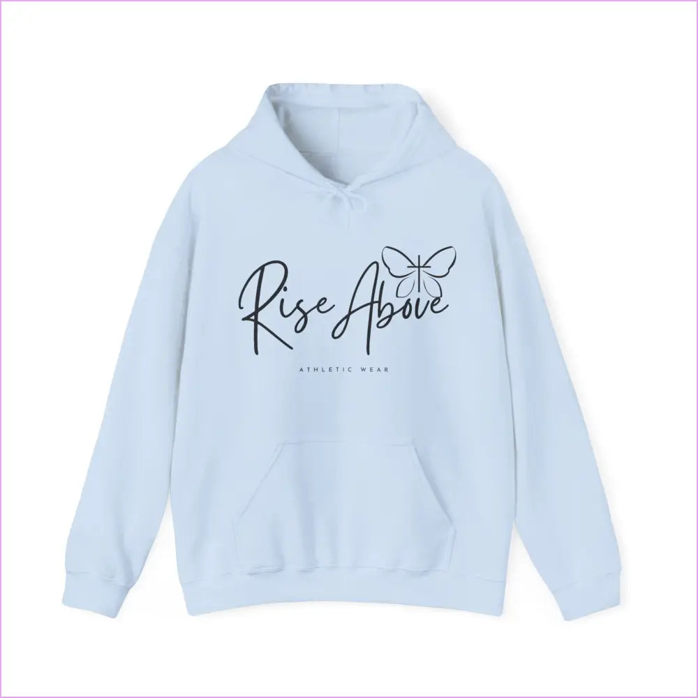RISE ABOVE ADULT Unisex Heavy Blend™ Hooded Sweatshirt - Light Blue / S - Hoodie