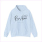 RISE ABOVE ADULT Unisex Heavy Blend™ Hooded Sweatshirt - Light Blue / S - Hoodie
