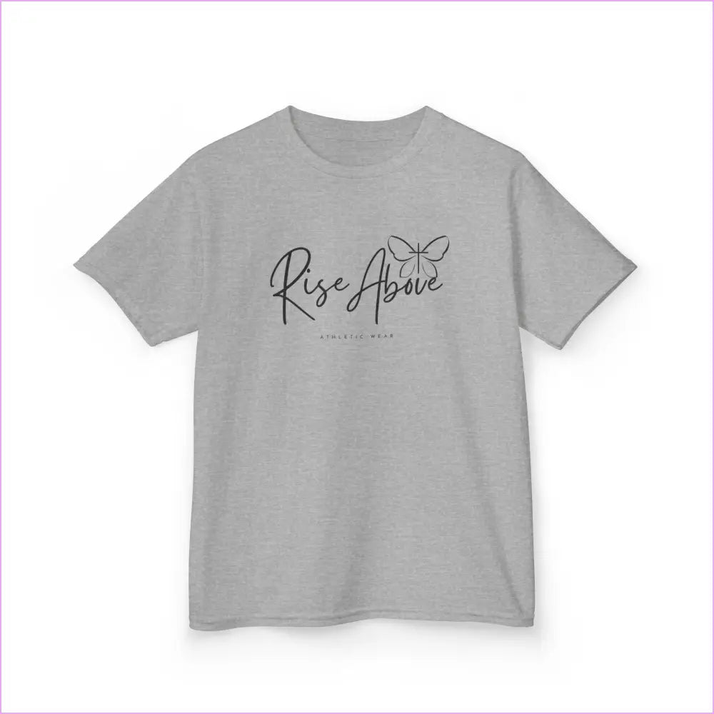 RISE ABOVE LOGO Kids Heavy Cotton™ Tee - Kids clothes
