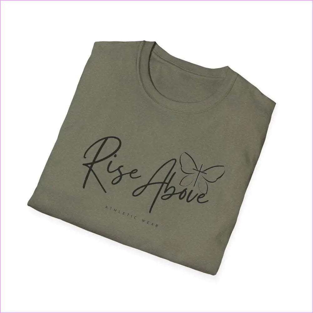 Rise Above Logo Unisex Softstyle T-Shirt - T-Shirt
