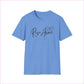 Rise Above Logo Unisex Softstyle T-Shirt - S / Carolina Blue - T-Shirt