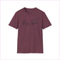 Rise Above Logo Unisex Softstyle T-Shirt - S / Heather Maroon - T-Shirt