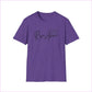 Rise Above Logo Unisex Softstyle T-Shirt - S / Heather Purple - T-Shirt