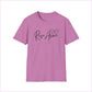 Rise Above Logo Unisex Softstyle T-Shirt - S / Heather Radiant Orchid - T-Shirt