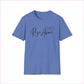 Rise Above Logo Unisex Softstyle T-Shirt - S / Iris - T-Shirt
