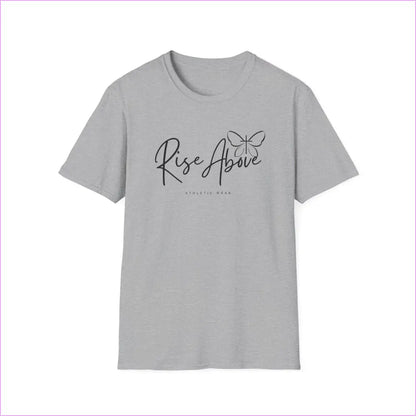 Rise Above Logo Unisex Softstyle T-Shirt - XS / Sport Grey - T-Shirt
