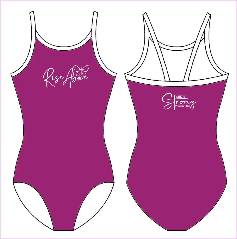 RISE ABOVE PINK GYMNASTICS LEOTARD - GYMNASTICS LEOTARDS