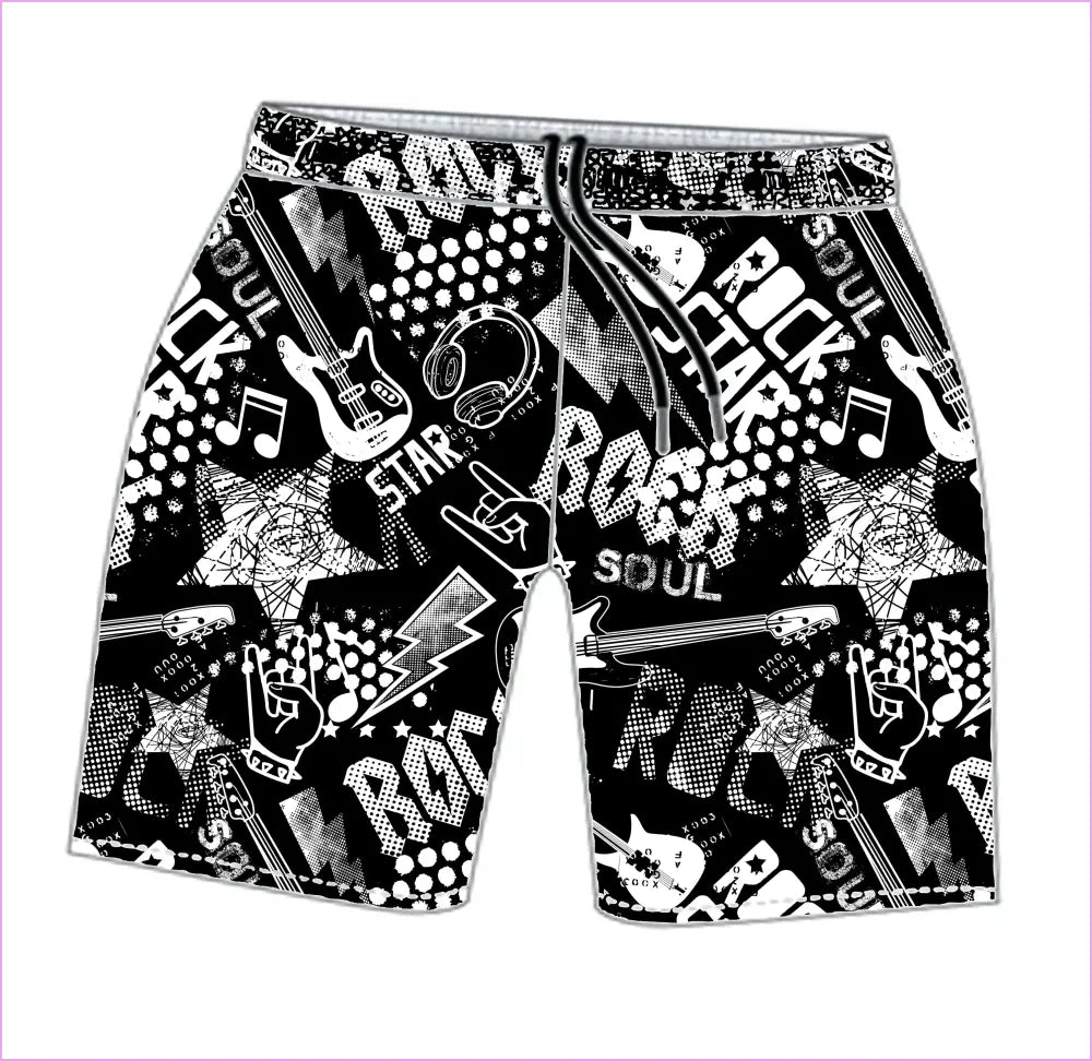 ROCK N ROLL MENS TRAINING SHORTS - MENS SHORTS