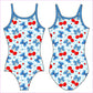 RWB CHERRIES GYMNASTICS LEOTARD - GYMNASTICS LEOTARDS