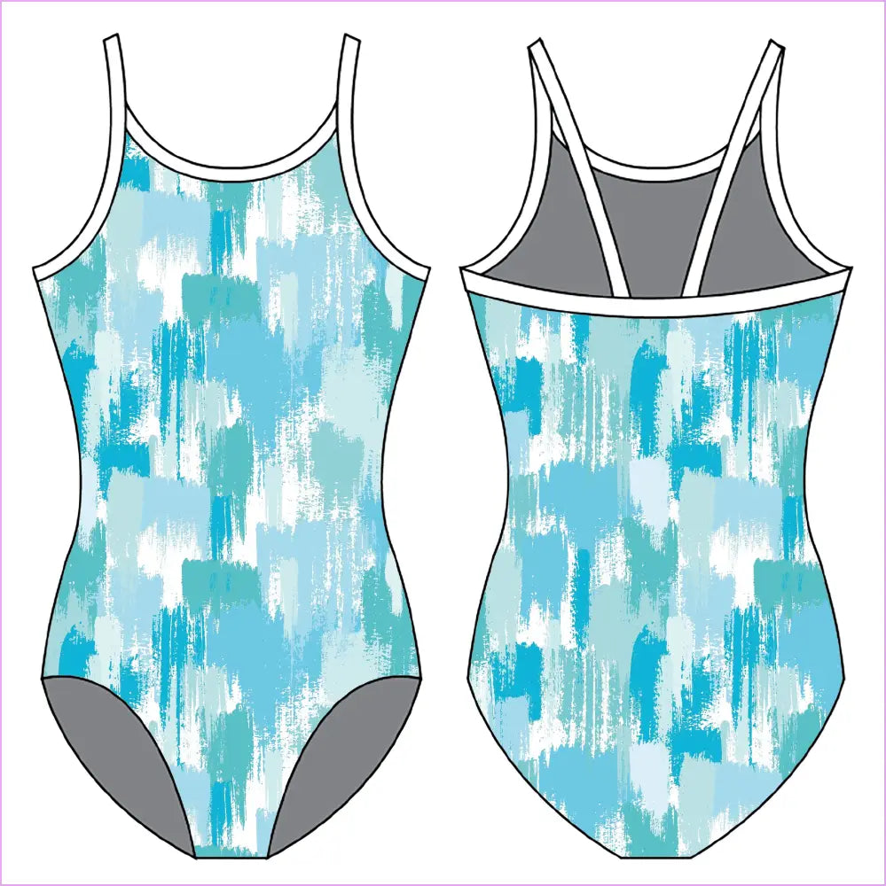 SEAFOAM GYMNASTICS LEOTARD - GYMNASTICS LEOTARDS