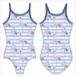 SEASIDE FLAMINGO GYMNASTICS LEOTARD - GYMNASTICS LEOTARDS