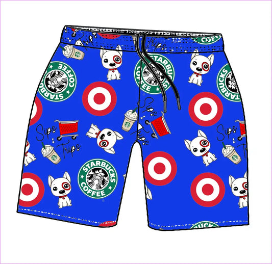SIPS AND TRIPS MENS TRAINING SHORTS - MENS SHORTS
