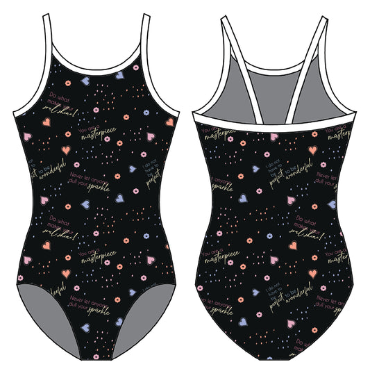 SPARKLE AND SHINE GYMNASTICS LEOTARD