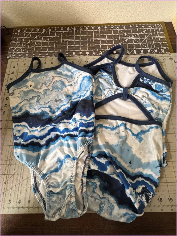 STORMY SEAS GYMNASTICS LEOTARD - GYMNASTICS LEOTARDS