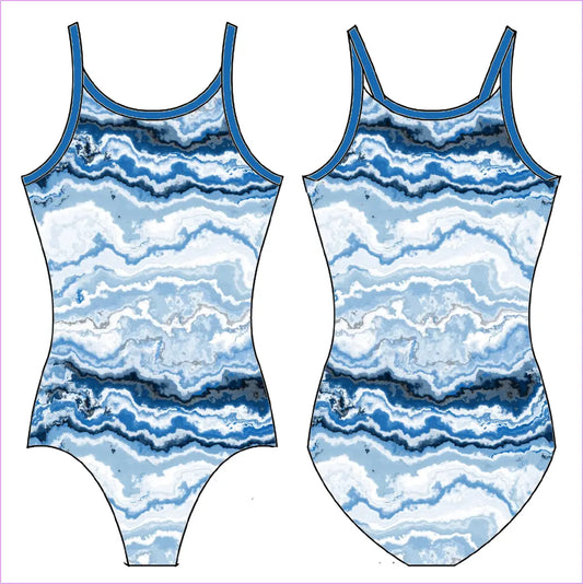 STORMY SEAS GYMNASTICS LEOTARD - GYMNASTICS LEOTARDS