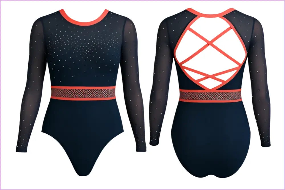 STRIKING GYMNASTICS COMPETITION LEOTARD - GYMNASTICS LEOTARDS