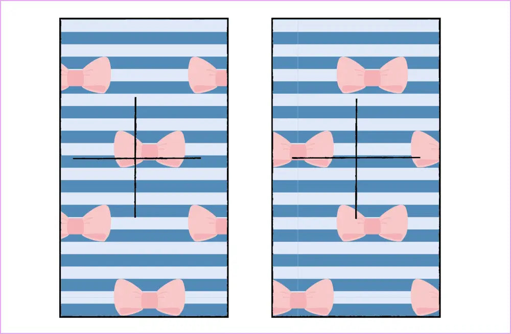 STRIPES AND BOWS BOSS BANDS - WRISTBANDS