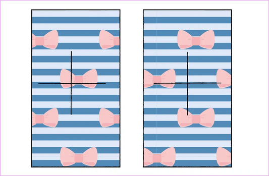 STRIPES AND BOWS BOSS BANDS - WRISTBANDS
