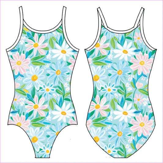 SUMMER BOUQUET GYMNASTICS LEOTARD - GYMNASTICS LEOTARDS