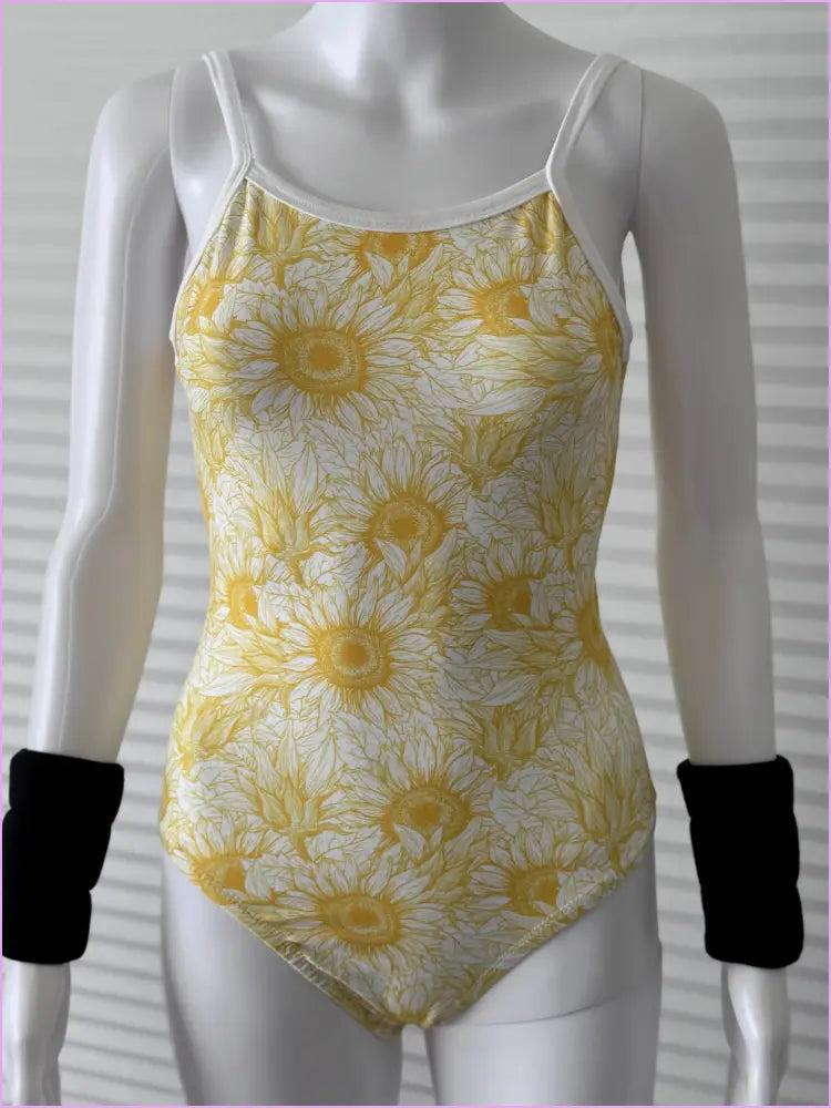 SUNFLOWERS GYMNASTICS LEOTARD - GYMNASTICS LEOTARDS
