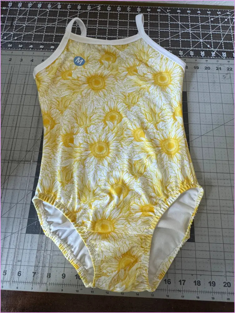 SUNFLOWERS GYMNASTICS LEOTARD - GYMNASTICS LEOTARDS