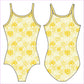 SUNFLOWERS GYMNASTICS LEOTARD - GYMNASTICS LEOTARDS