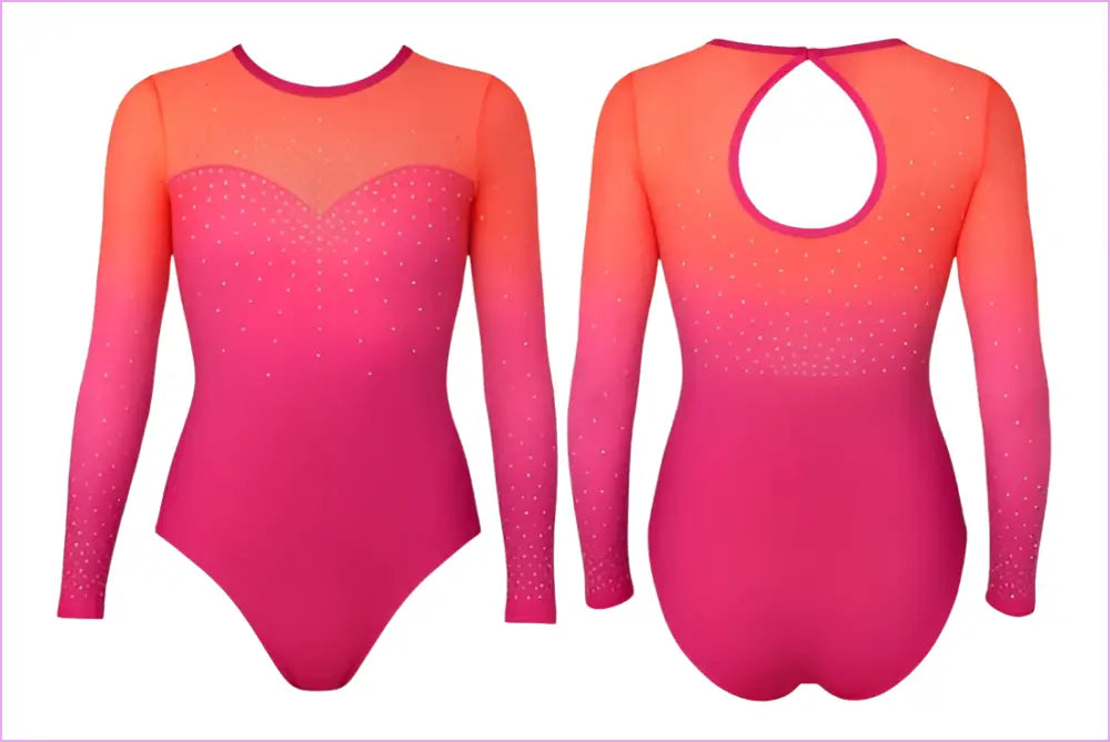 SUNSET SURGE GYMNASTICS COMPETITION LEOTARD - GYMNASTICS LEOTARDS