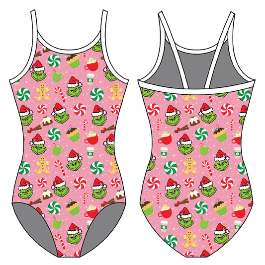 SWEET GRINCH GYMNASTICS LEOTARD