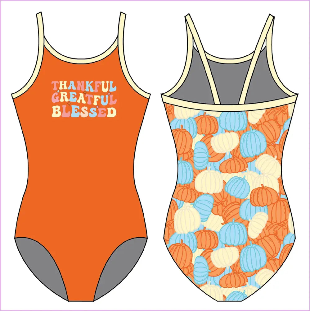 THANKFUL GYMNASTICS LEOTARD - GYMNASTICS LEOTARDS