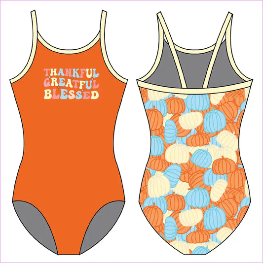 THANKFUL GYMNASTICS LEOTARD - GYMNASTICS LEOTARDS