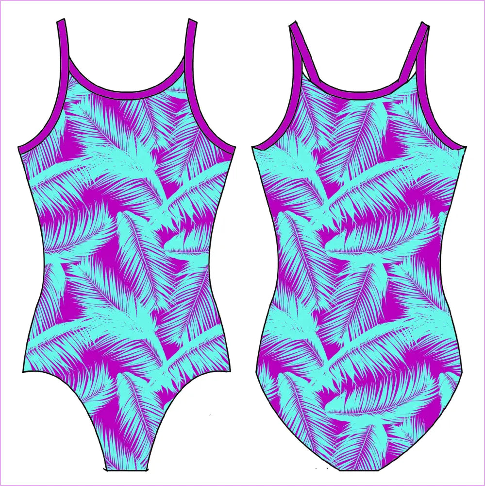 THE TROPICS GYMNASTICS LEOTARD - GYMNASTICS LEOTARDS