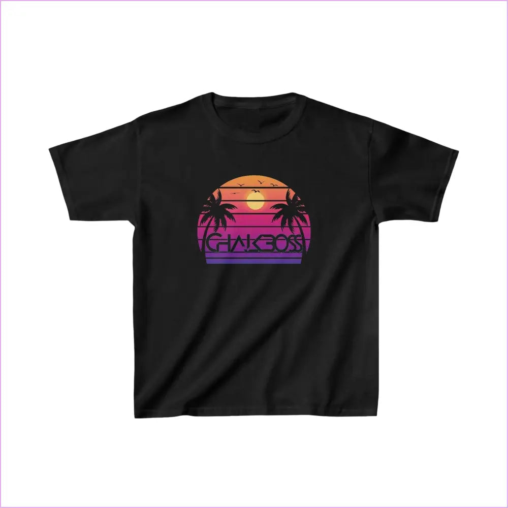 THE TROPICS Kids Heavy Cotton™ Tee - XS / Black - Kids clothes