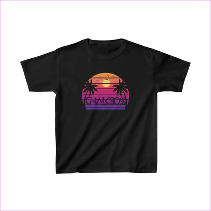 THE TROPICS Kids Heavy Cotton™ Tee - XS / Black - Kids clothes