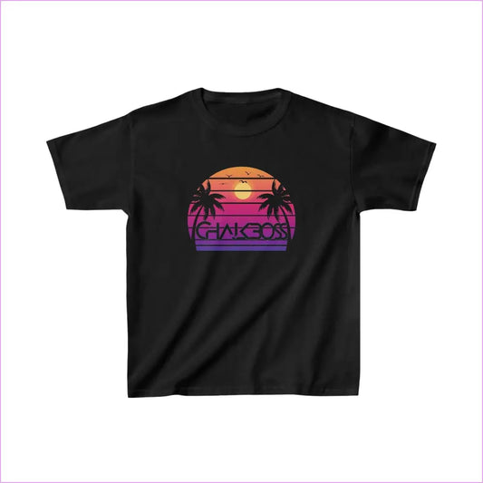 THE TROPICS Kids Heavy Cotton™ Tee - XS / Black - Kids clothes