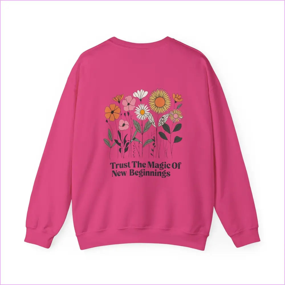 Trust The Magic Of New Beginnings Crewneck - Sweatshirt