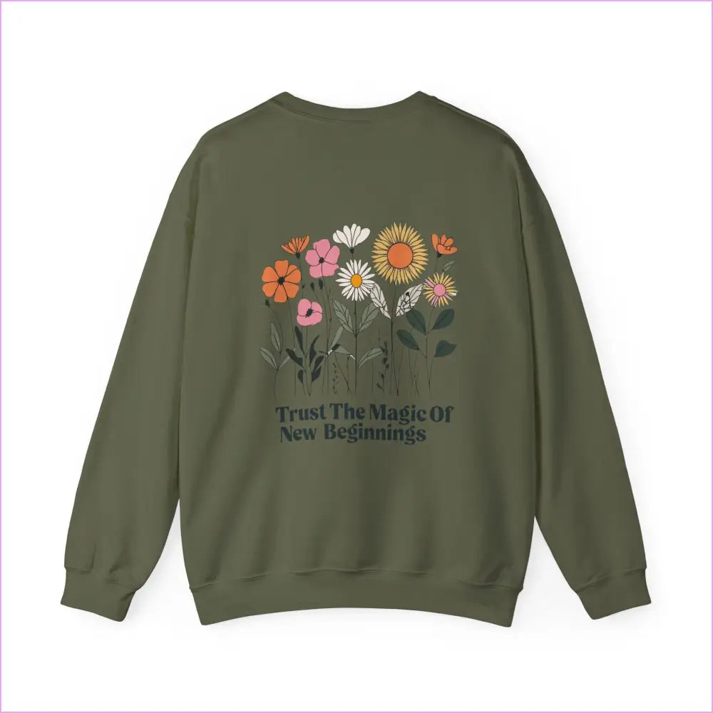 Trust The Magic Of New Beginnings Crewneck - Sweatshirt