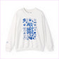 Unisex Crewneck Sweatshirt - ’All is Not Lost’ Floral Design - White / S - Sweatshirt
