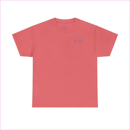 Unisex Heavy Cotton Tee - ’All is Not Lost’ Botanical Design - Coral Silk / S - T-Shirt
