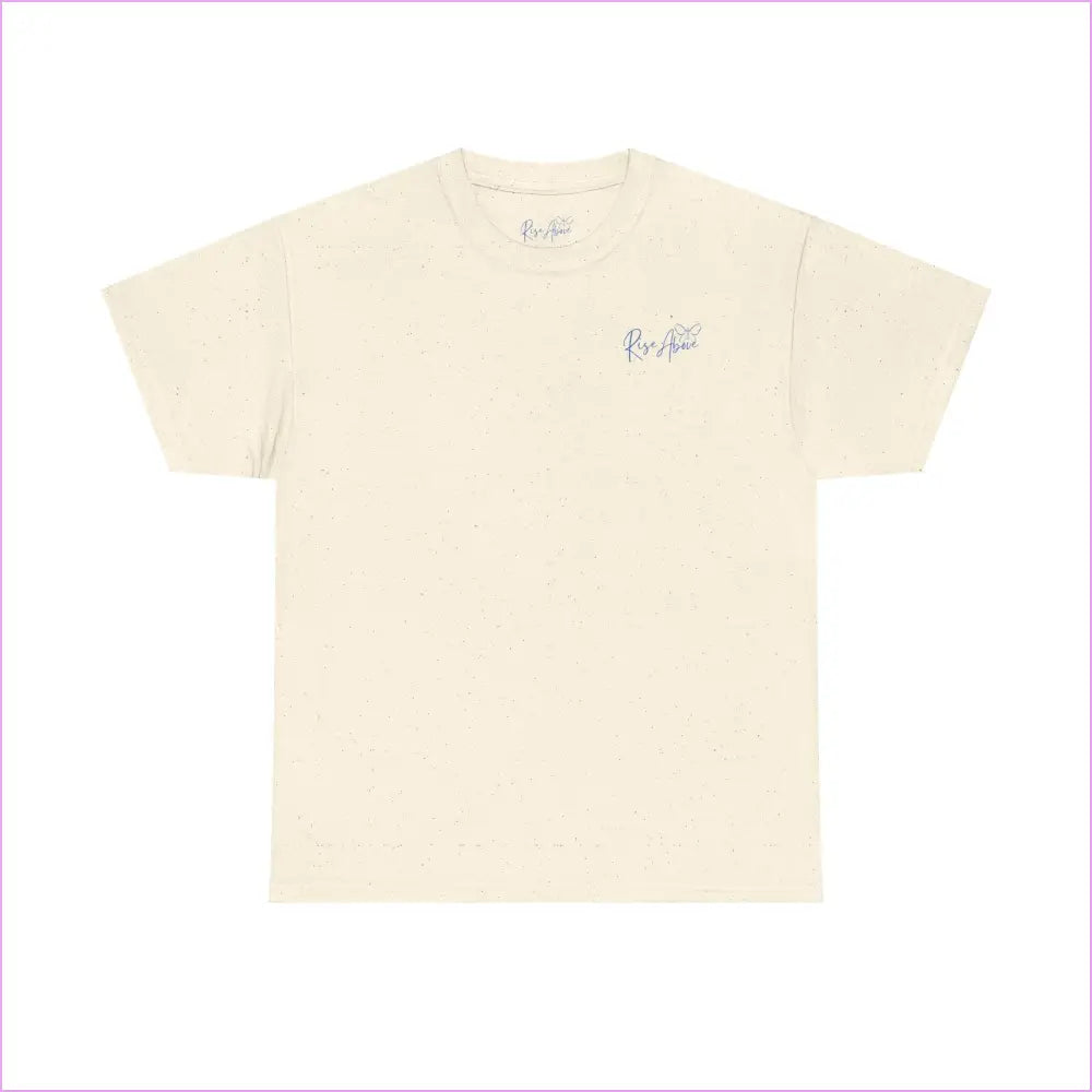Unisex Heavy Cotton Tee - ’All is Not Lost’ Botanical Design - Natural / S - T-Shirt