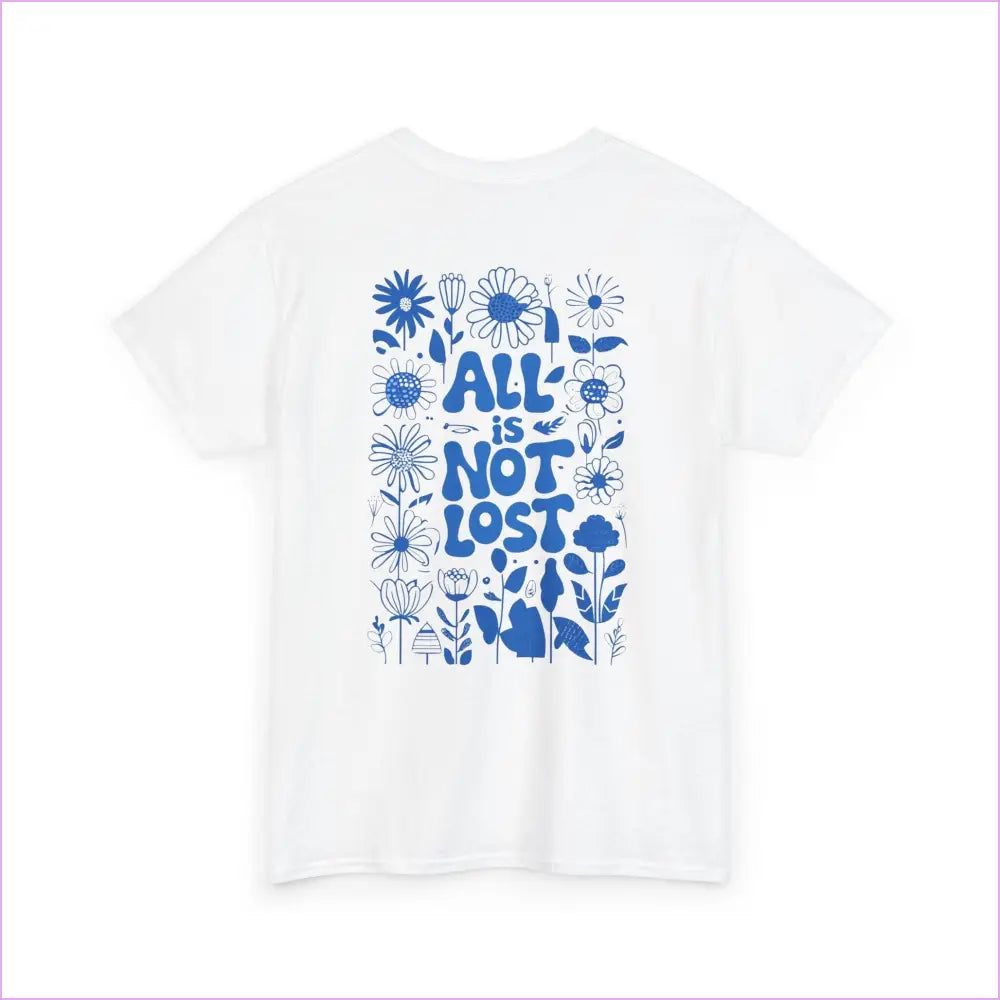 Unisex Heavy Cotton Tee - ’All is Not Lost’ Botanical Design - T-Shirt