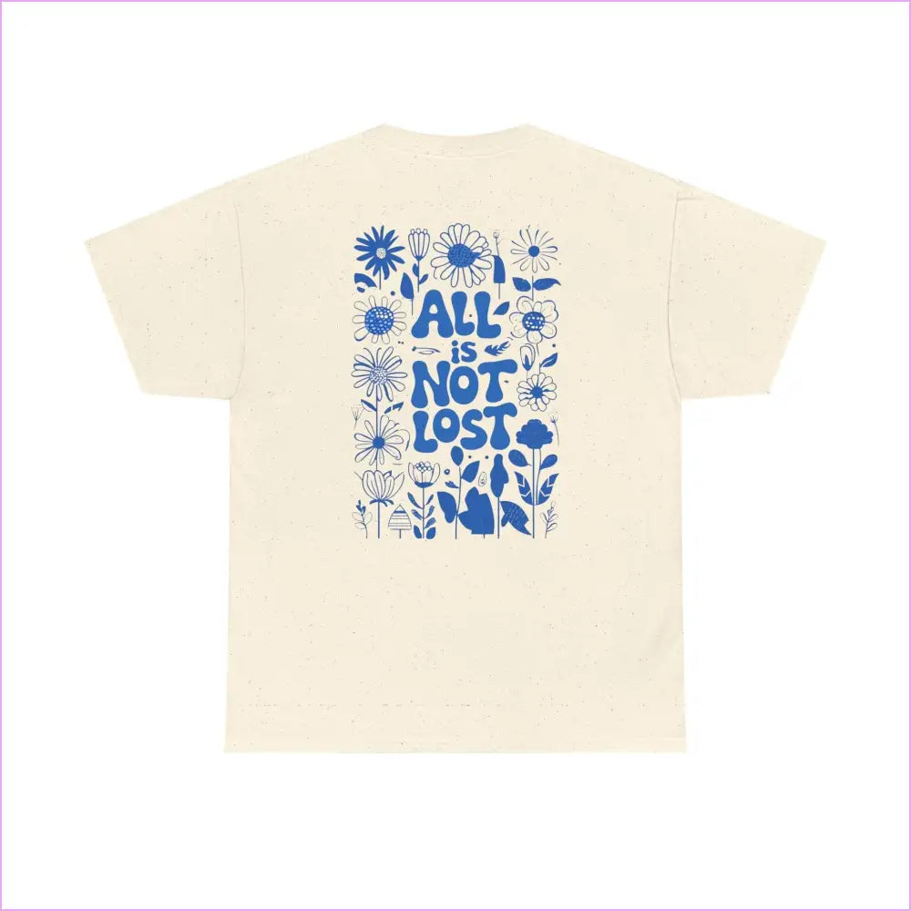 Unisex Heavy Cotton Tee - ’All is Not Lost’ Botanical Design - T-Shirt