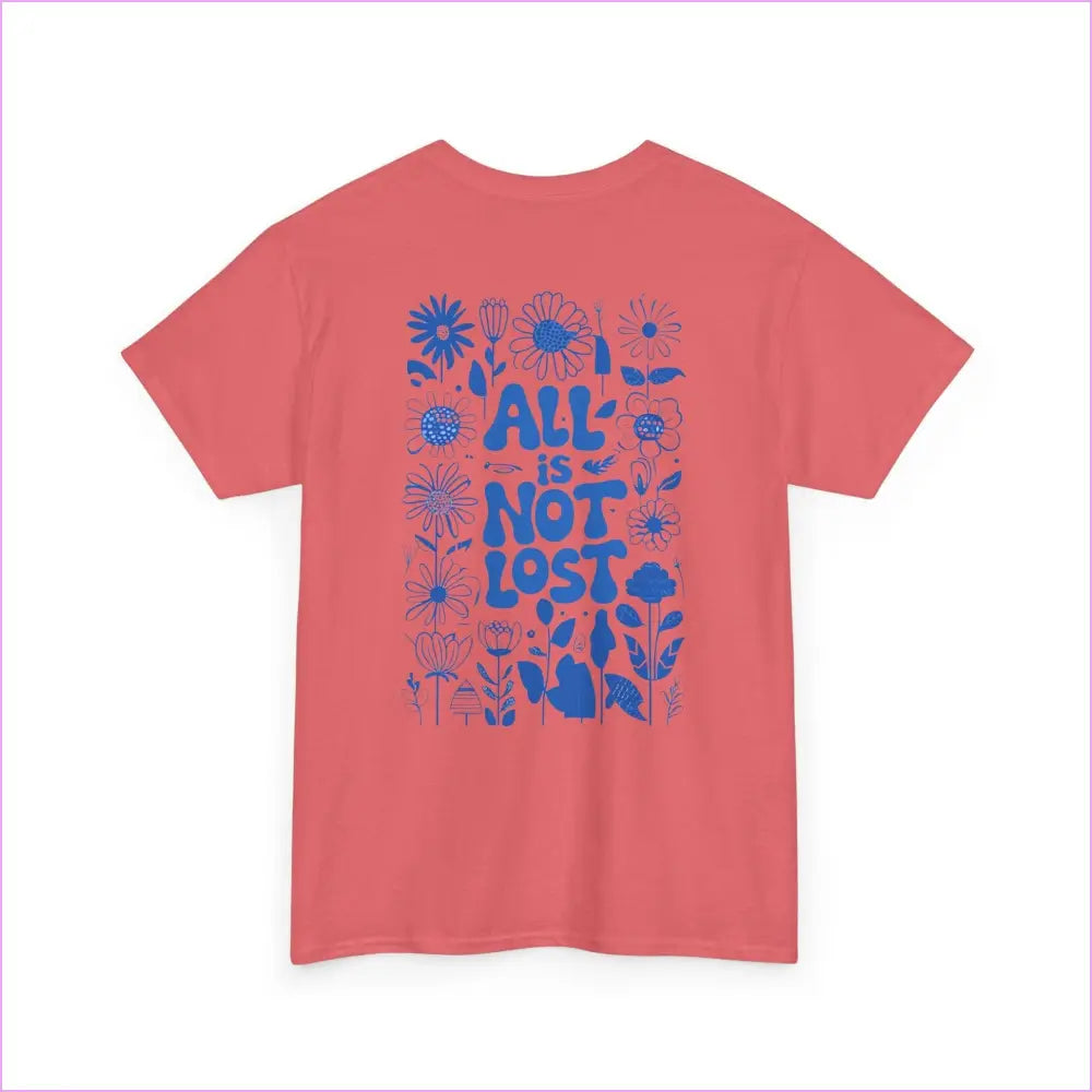 Unisex Heavy Cotton Tee - ’All is Not Lost’ Botanical Design - T-Shirt