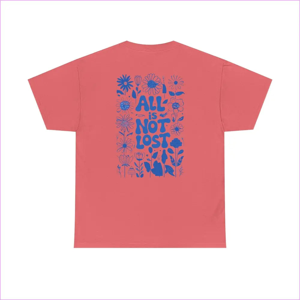 Unisex Heavy Cotton Tee - ’All is Not Lost’ Botanical Design - T-Shirt